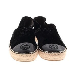 Tory Burch Black Espadrille Slip-On Shoes lowest price no offers